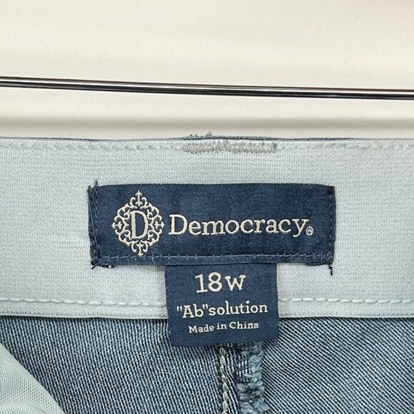 Democracy Ab Solution Blue Ankle & Cropped Jeans - Picture 4 of 5